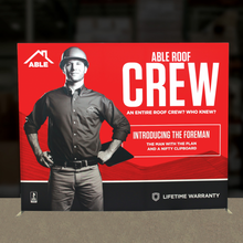 Load image into Gallery viewer, VECTOR FRAME RECTANGLE 05 FABRIC BANNER DISPLAY