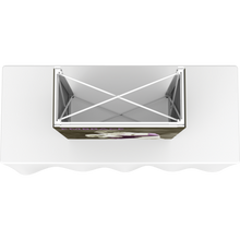 Load image into Gallery viewer, EMBRACE 2.5FT SQUARE TABLETOP PUSH-FIT TENSION FABRIC DISPLAY