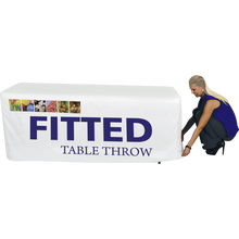 Load image into Gallery viewer, FITTED DYE SUB TABLE THROW