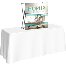 Load image into Gallery viewer, HOPUP 2.5FT STRAIGHT TABLETOP TENSION FABRIC DISPLAY