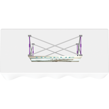Load image into Gallery viewer, HOPUP 2.5FT STRAIGHT TABLETOP TENSION FABRIC DISPLAY
