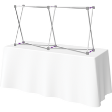 Load image into Gallery viewer, HOPUP 5FT STRAIGHT TABLETOP TENSION FABRIC DISPLAY