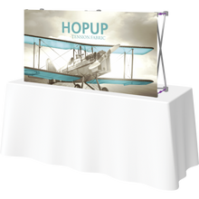 Load image into Gallery viewer, HOPUP 5FT STRAIGHT TABLETOP TENSION FABRIC DISPLAY