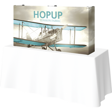 Load image into Gallery viewer, HOPUP 5FT STRAIGHT TABLETOP TENSION FABRIC DISPLAY