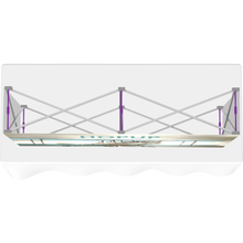 Load image into Gallery viewer, HOPUP 5FT STRAIGHT TABLETOP TENSION FABRIC DISPLAY