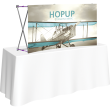 Load image into Gallery viewer, HOPUP 5.5FT CURVED TABLETOP TENSION FABRIC DISPLAY