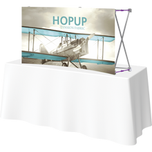 Load image into Gallery viewer, HOPUP 5.5FT CURVED TABLETOP TENSION FABRIC DISPLAY