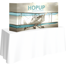 Load image into Gallery viewer, HOPUP 5.5FT CURVED TABLETOP TENSION FABRIC DISPLAY
