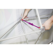 Load image into Gallery viewer, HOPUP 5FT STRAIGHT TABLETOP TENSION FABRIC DISPLAY