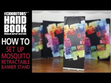 Load and play video in Gallery viewer, MOSQUITO 1200 RETRACTABLE BANNER STAND