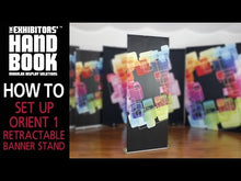 Load and play video in Gallery viewer, ORIENT 920 RETRACTABLE BANNER STAND