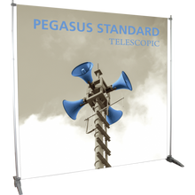 Load image into Gallery viewer, PEGASUS STANDARD TELESCOPIC BANNER STAND