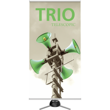 Load image into Gallery viewer, TRIO 2 TELESCOPIC BANNER STAND