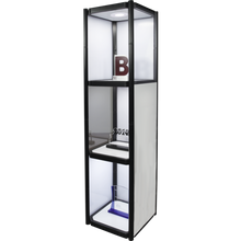 Load image into Gallery viewer, TWIST PORTABLE DISPLAY CABINET WITH 3 SLEEVES
