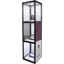 Load image into Gallery viewer, TWIST PORTABLE DISPLAY CABINET WITH 3 SLEEVES