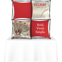 Load image into Gallery viewer, XCLAIM 5FT TABLETOP FABRIC POPUP DISPLAY KIT 01