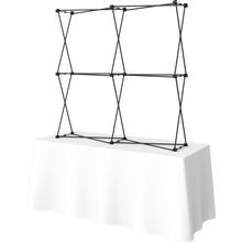 Load image into Gallery viewer, XCLAIM 5FT TABLETOP FABRIC POPUP DISPLAY KIT 01