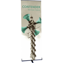 Load image into Gallery viewer, CONTENDER MINI RETRACTABLE BANNER STAND
