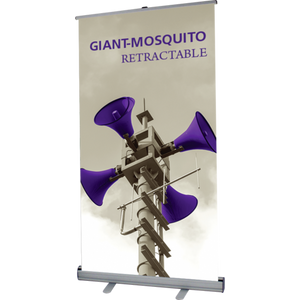 GIANT MOSQUITO RETRACTABLE BANNER STAND