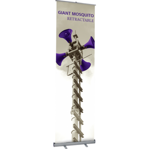 GIANT MOSQUITO RETRACTABLE BANNER STAND