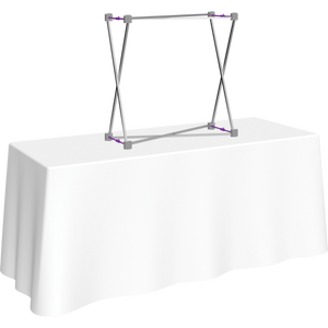 HOPUP 2.5FT STRAIGHT TABLETOP TENSION FABRIC DISPLAY