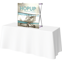 Load image into Gallery viewer, HOPUP 2.5FT STRAIGHT TABLETOP TENSION FABRIC DISPLAY
