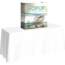 Load image into Gallery viewer, HOPUP 2.5FT STRAIGHT TABLETOP TENSION FABRIC DISPLAY
