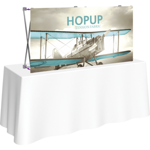 HOPUP 5FT STRAIGHT TABLETOP TENSION FABRIC DISPLAY