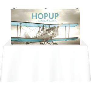 HOPUP 5FT STRAIGHT TABLETOP TENSION FABRIC DISPLAY