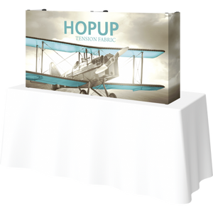 HOPUP 5FT STRAIGHT TABLETOP TENSION FABRIC DISPLAY