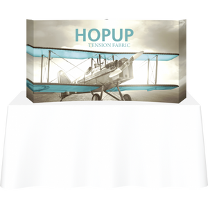 HOPUP 5.5FT CURVED TABLETOP TENSION FABRIC DISPLAY