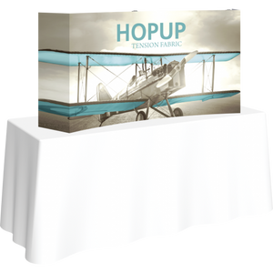 HOPUP 5.5FT CURVED TABLETOP TENSION FABRIC DISPLAY