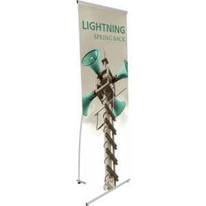 LIGHTNING SPRING BACK BANNER STAND