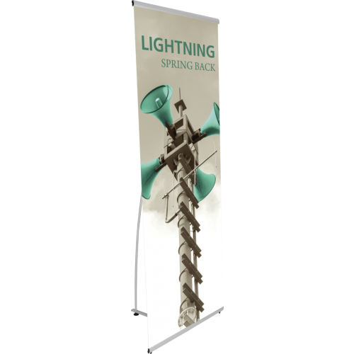 LIGHTNING SPRING BACK BANNER STAND