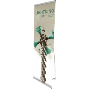 LIGHTNING SPRING BACK BANNER STAND