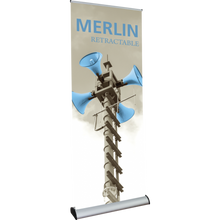 Load image into Gallery viewer, MERLIN RETRACTABLE BANNER STAND
