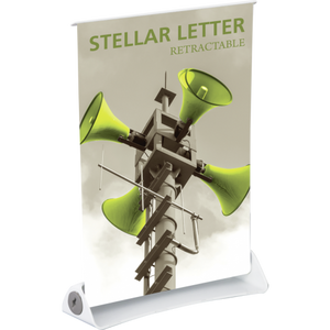 STELLAR LETTER RETRACTABLE BANNER STAND