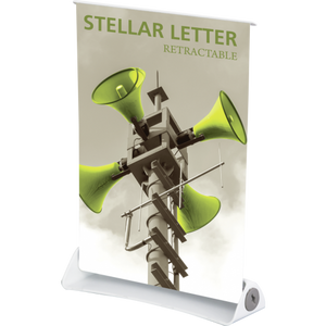 STELLAR LETTER RETRACTABLE BANNER STAND