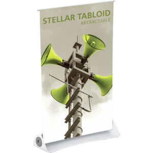 STELLAR TABLOID RETRACTABLE BANNER STAND