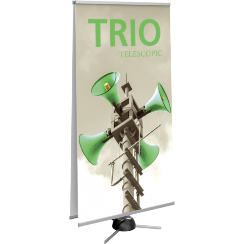 TRIO 2 TELESCOPIC BANNER STAND